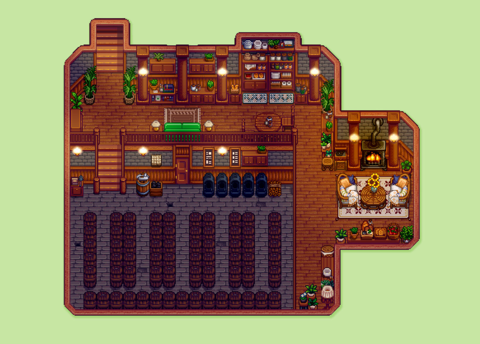 Kisaa's Cozy Rustic Cellar